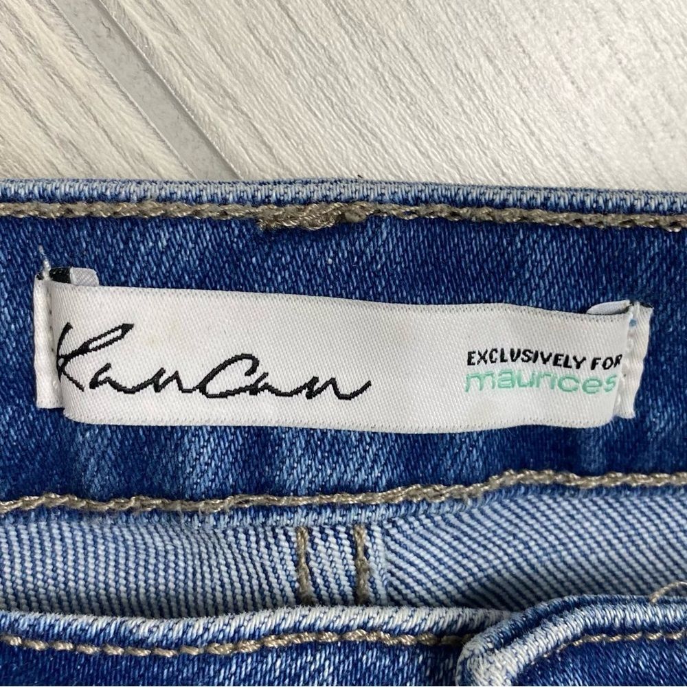 KanCan | Cuffed High Rise Button Fly Jean Shorts Size 25 - Picture 4 of 5